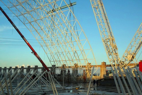 仪征大门网架工程